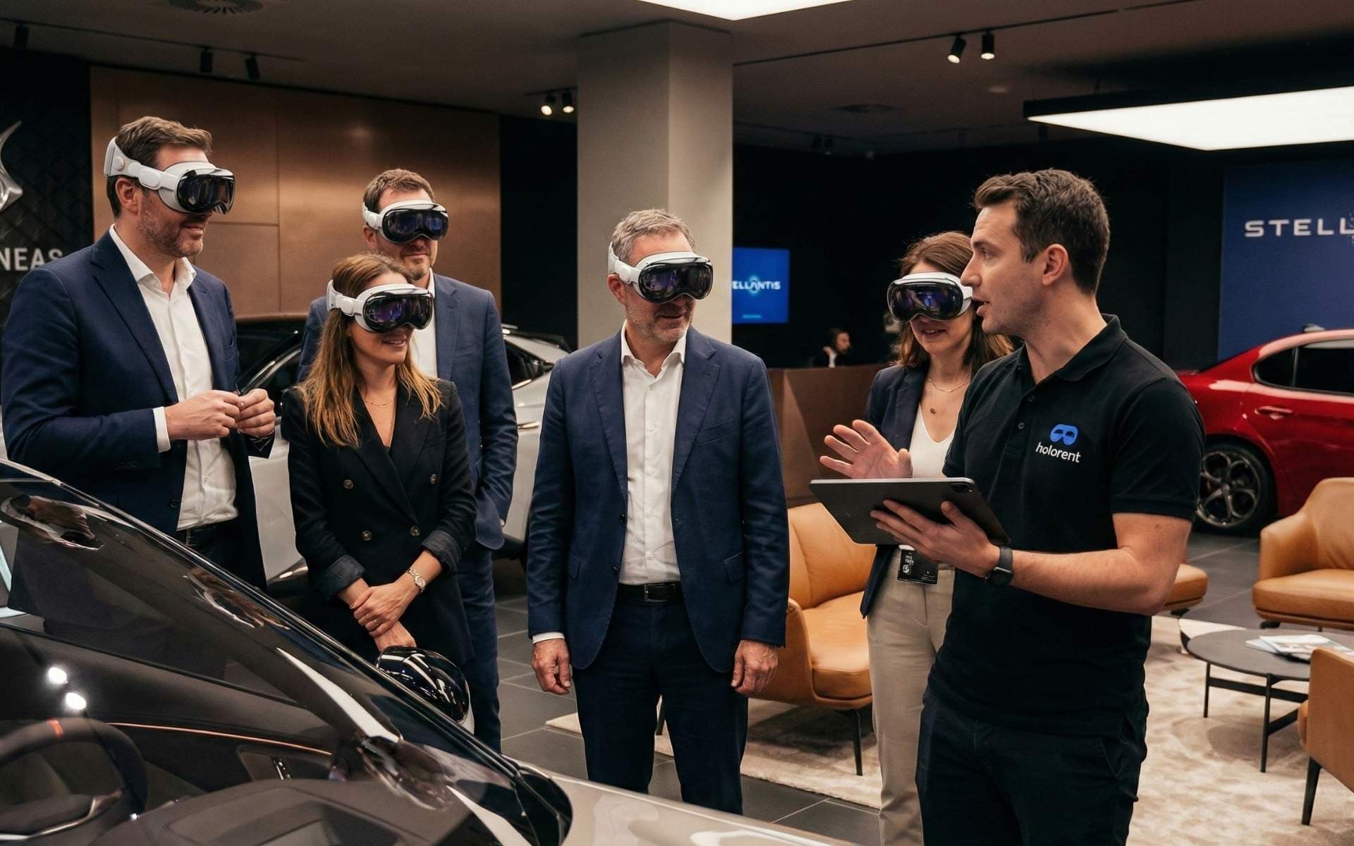 Holorent - Apple Vision Pro en situation d'événement de marque